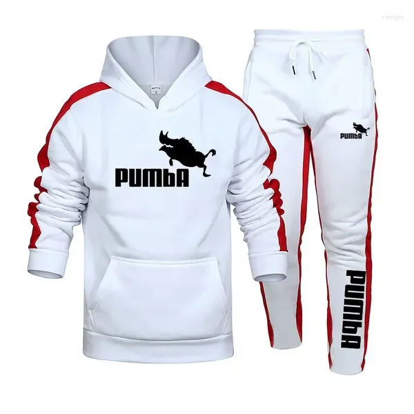 Masculinos Tracksuits Mens e Mulheres Tracksuit Calças Com Capuz 2 Peças Moletons Correndo Jogging Ginásio de Alta Qualidade Roupas Outono Esportes Hoodie Set