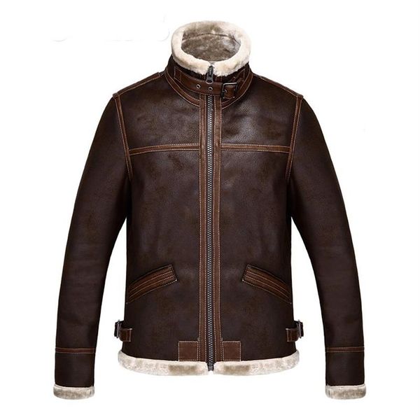 Neue 2020 hochwertige neue Resident Evil 4 Leon Kennedy Lederjacke Cosplay Kostüm Kunstpelzmantel für Männer Plus Größe S-4XL266A