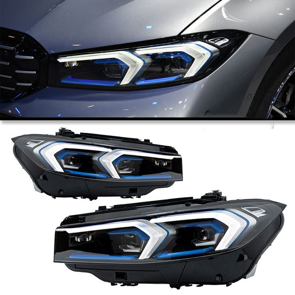 Faróis de matriz de led para bmw g20 g28 farol led 20 19-20 22 faróis 320i 3 séries luzes de corrida de feixe alto