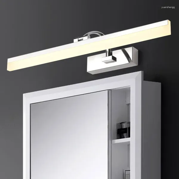 Lampade da parete Lampada da armadio Specchio resistente all'umidità Tavolo da toeletta moderno da bagno a LED frontale