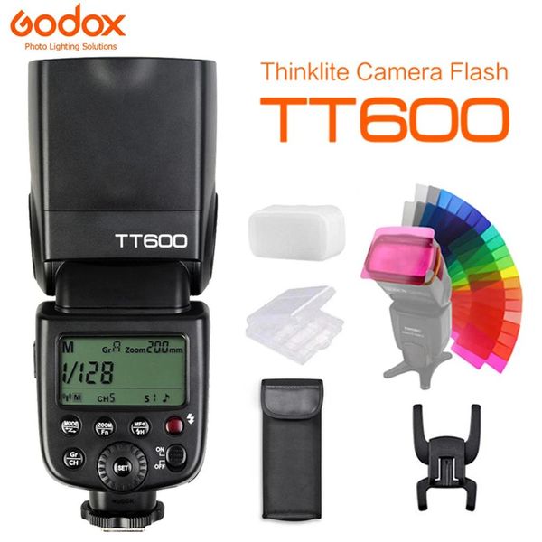 Accessoires Godox TT600 TT600S 2.4G Wireless GN60 Master/Slave -Kamera Flash Speedlite für Canon Nikon Sony Pentax Olympus fujifilm