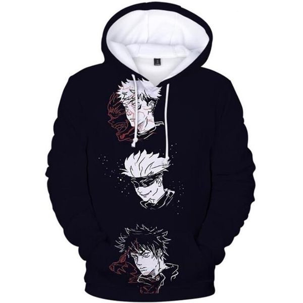 Japão anime jujutsu kaisen cosplay traje itadori yuji fushiguro megumi zenin maki inumaki toge unisex 3d hoodies sweatshirts2889