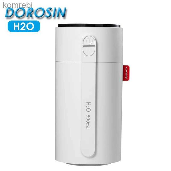 Umidificatori H2O Mini umidificatore a induzione intelligente Diffusore 2000mAh Batteria ricaricabile 800ml Mist Maker Spruzzatore per Home Office CarL240115