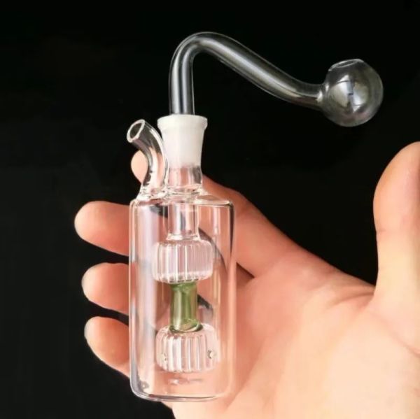 Tubi ciotola di vetro olio shisha olio tubo caveoh 10mm Ash catchers bong piccoli accessori per fumo percolater regali fantastici per fumatori ZZ