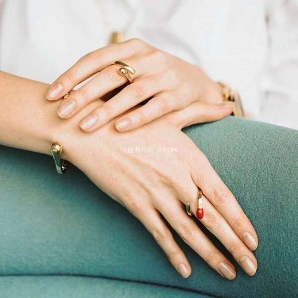 Дизайнерское роскошное кольцо, модный бренд, испанский Unode50, кольцо со спичечной головкой, посеребренное ювелирное изделие, пара