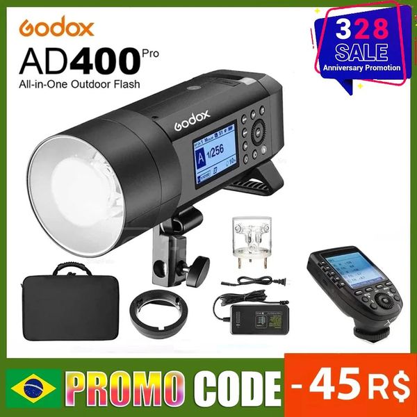 Accessoires Godox AD400PRO Outdoor Flash AD400 Pro 400Ws TTL Batterie Monolight -Blitzlicht für Sony Canon DSLR -Kamera gegen Godox AD200PRO