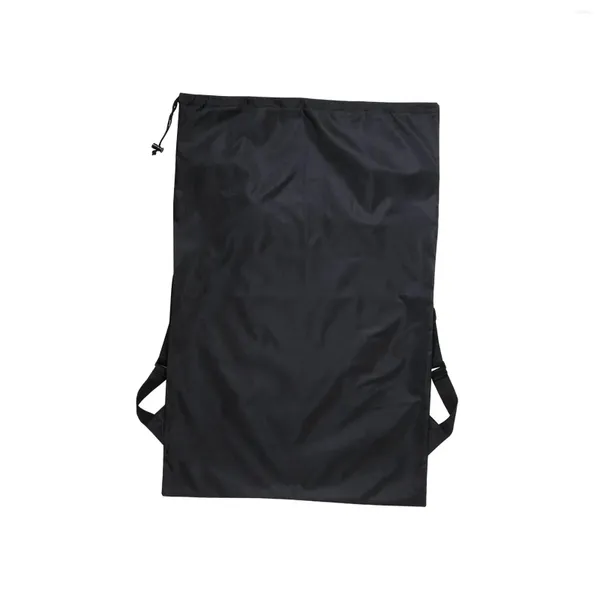 Sacos de armazenamento Mochila de lavanderia multiuso portátil com bolso frontal saco de suporte de roupas