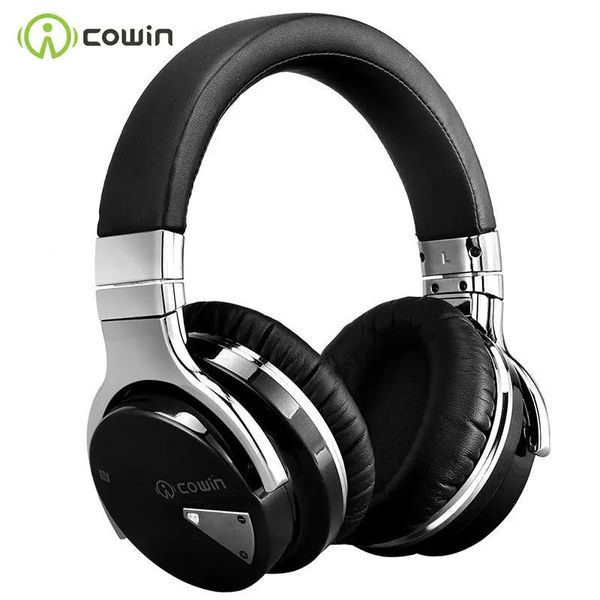 Fones de ouvido cowin e7 bluetooth fones de ouvido sem fio anc cancelamento de ruído ativo fone de ouvido sobre a orelha estéreo graves profundos casque