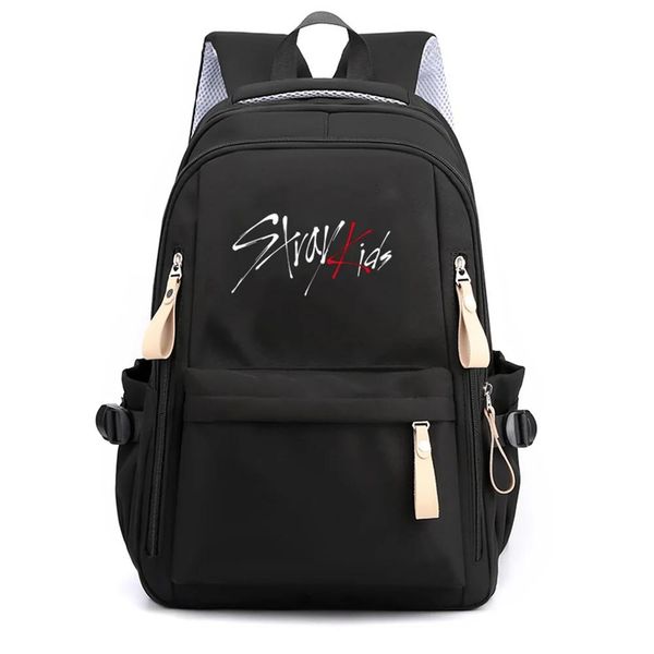 Sacos Kpop Vadios Crianças Grande Capacidade À Prova D 'Água Estudante Escola Mochila Coreano Nylon Multifuncional Homens Mulheres Viagem Laptop Bag