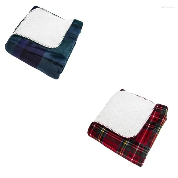 Coperte Spesse Coperte Plaid In Pile Di Flanella Stampato Per Divano Letto Divano Autunno Inverno Arredamento Camera Da Letto