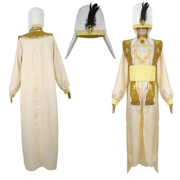 Yeni Prens Aladdin Cosplay Costume Suit Uniform252d