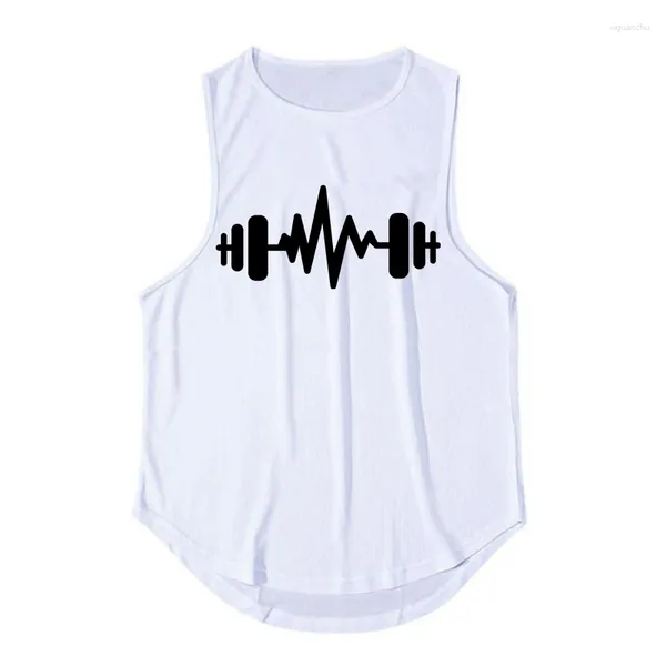 Herren-Tanktops, Marke, Fitnessstudio, Laufen, schnell trocknend, Unterhemd, Canotte, Bodybuilding, Stringer-Top, Herren-Fitness-Shirt, Muskel-Jungs, ärmelloses Weste-Tanktop