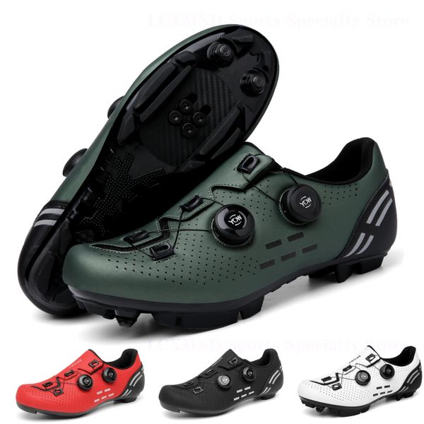 Calzature 2023 Uomo Donna Originale Mtb Bicicletta Spd Bike Ciclismo Scarpe Bici da strada Velocità Scarpe da ginnastica piatte Bike Tacchetti Scarpe