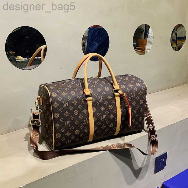 Borsa a tracolla di design di lusso Borse da viaggio alla moda Borse da viaggio per uomini e donne di grande capacità Borse da imbarco per viaggi d'affari a breve distanza