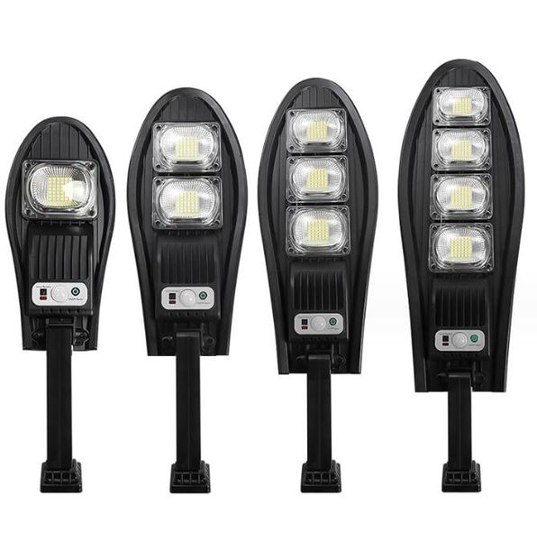 Led super brilhante solar luz de parede ip65 à prova dip65 água 3 modo indução luz rua sensor movimento controle remoto lâmpada jardim ao ar livre