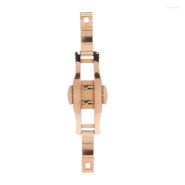 Cinturini per orologi Chiusura deployante Doppio bottone in metallo resistente all'usura per cinturini in acciaio o ceramica