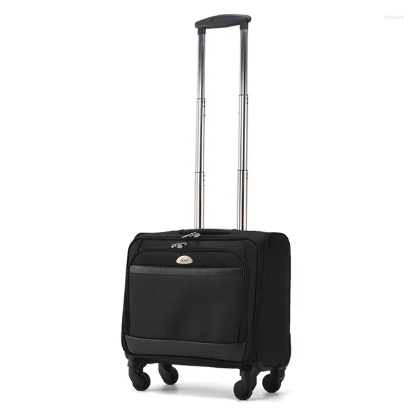 Valigie in nylon da 16 pollici multifunzione per cabina con trolley, borsa da viaggio con fodera per laptop