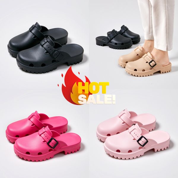 2024 Designer Sandalen Pool Kissen Rutschpantoffeln Luxus-Hausschuhe Komfort Frauen Wollschuhe Luxusrutschen Pink 36-41