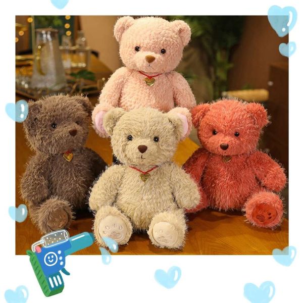 2024 San Valentino Nuovo simpatico orsacchiotto Cartoon peluche Orso Coppia regali per un sonno rilassante Cuscini di peluche Squisiti regali di attività Disponibile regalo di San Valentino