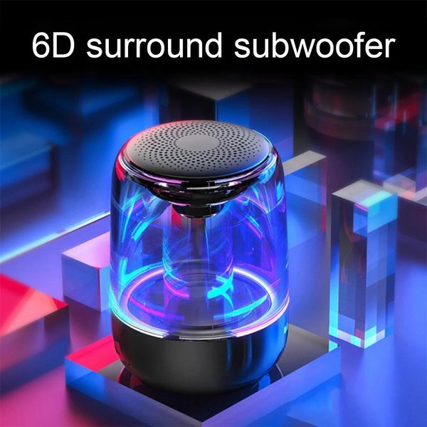 Hoparlörler Taşınabilir Bluetooth 5.0 Hoparlör TWS Kablosuz Hoparlör 6D Surround Subwoofer Müzik Oyuncusu Ses Ev Sineması Ses Sistemi