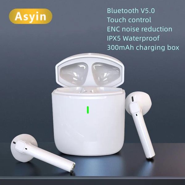 Auricolari F71 Auricolari wireless originali Touch Control Bluetooth 5.0 Auricolare Sport Ipx5 Cuffie impermeabili per Iphone Xiaomi