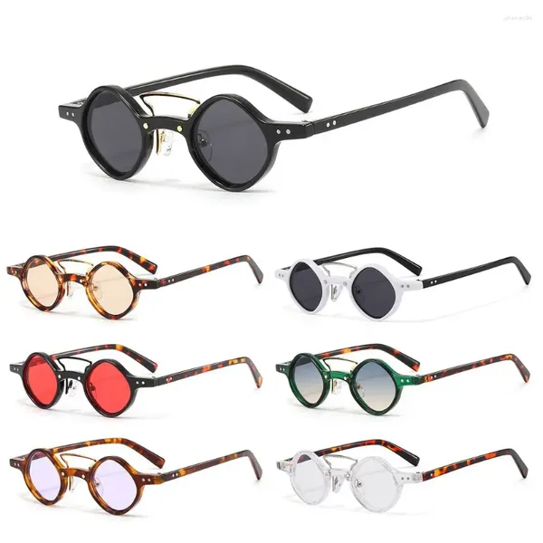 Sonnenbrille Sonnenbrille Herren/Damen Steam Punk Klein Rund Quadratisch Driving Shades Hippie