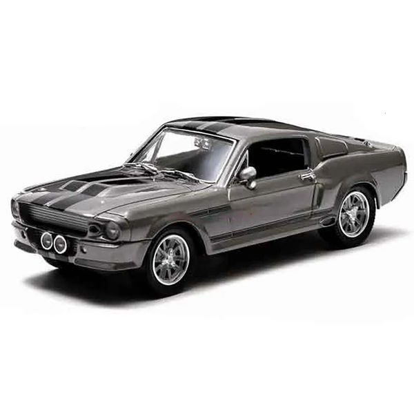 Pressofusione 1/43 Scala 1967 Ford Mustang Eleanor Modello di auto in lega Ornamenti in metallo Hobby per bambini Giocattoli Regali Collezione statica 240115