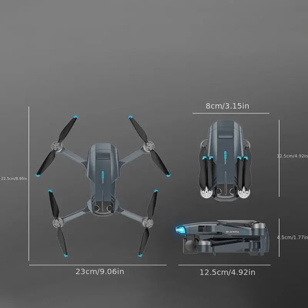 F194 Mini Drohne HD Dual Kamera GPS Eders Bürstenlosen Motor RC Hubschrauber Faltbare Quadcopter Fliegen Spielzeug Geschenke UAV