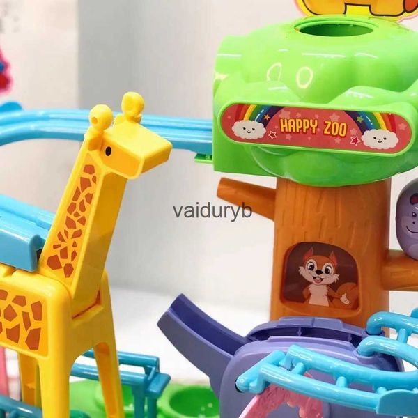 Buttafuori gonfiabili Playhouse Altalene Tumbler Pista scorrevole Baby Cartoon Bambino Zoo Scivolo Avventura Toyvaiduryb educativo