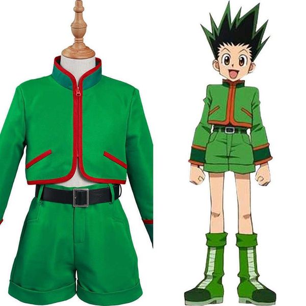 Hunter x Hunter Cosplay Gon CSS Cosplay Kostüm Kinder Outfits Kompletter Anzug Halloween Karneval Für Kinder Y09031994