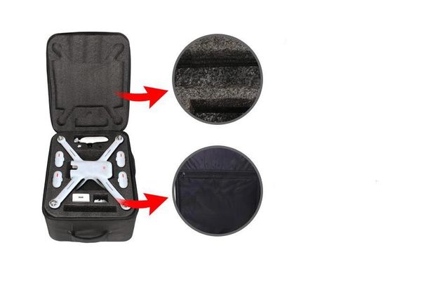 Acessórios mochila para xiaomi 4k profissional avançado saco de drone clássico simples mochila à prova dwaterproof água para quadcopter acessórios proteção