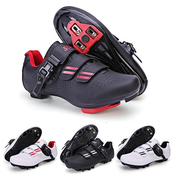 Calçados masculinos sapatos de mountain bike equitação velocidade tênis apartamentos botas de equitação de estrada clipes pedais spd mountain bike tênis feminino corrida