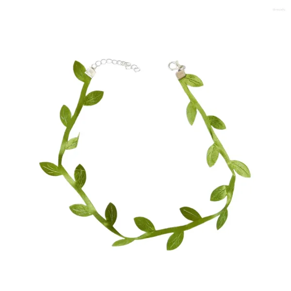 Colares de pingente colar colar gargantilha clavícula corrente folha pescoço curto jóias chocker para senhora