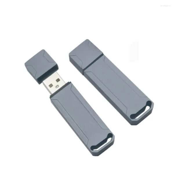 Parti Favorisi 10 adet metal blok USB kabuğu, yonga olmadan ultra uzun PCBA flaş bellek yükü için uygundur