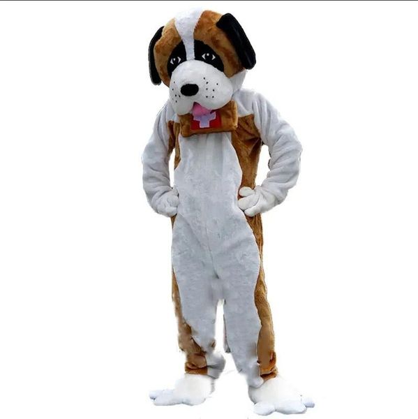 Simulazione Dottore Cane Costume della mascotte Personaggio dei cartoni animati Abiti Halloween Natale Fancy Party Dress Taglia per adulti Compleanno Abito da esterno