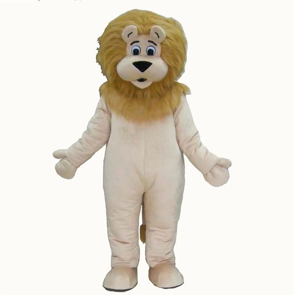 Traje de mascote de leão de fábrica profissional fantasia de leão mascote leão Costume313K