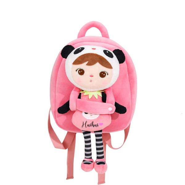 Personalisierte Kinder 3D Cartoon Koala Panda Plüsch Kinder Rucksack Kindergarten Jungen und Mädchen Schultaschen Mochila Infantil 240115