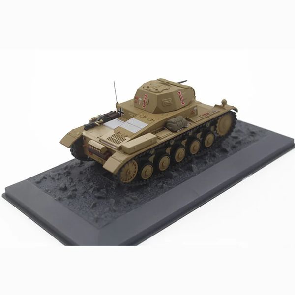 Druckguss Maßstab 1:43 Pz.kpfw.ii Ausf.c Italienischer Nr. 2 Panzer Typ C Statisches Modell Simulation Legierung Kinderspielzeugauto Modellsammlung Geschenk 240115