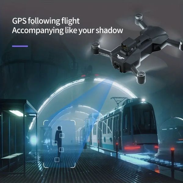 JJRC X23 HD Drone con posizionamento ad alta precisione GPS con doppia fotocamera, motore brushless ripetitore 5G, doppia modalità GPS/GLONASS, pressione dell'aria/flusso ottico, evitamento ostacoli su 4 lati