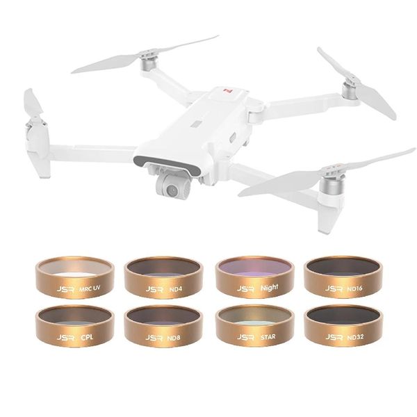 Acessórios Novo filtro FIMI X8 SE CPL / UV / ND4 / 8/16/32 Filtro estrela Filtro noturno Drone Gimbal Conjunto de filtro de lente de câmera Polarizador circular óptico