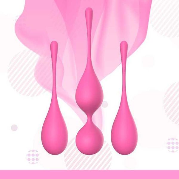 Vibratoren Vaginal-Hantel-Übung Privater Bereich Straffung Reparatur und Schrumpfung von Y-Bällen Postpartum-Reparaturset für Damen-Sexualprodukte Gerade