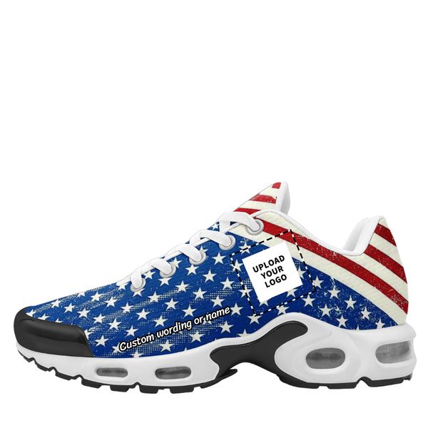Coolcustomize индивидуальный флаг США Американская Звезда Орел День Свободы мода комфорт на шнуровке модная спортивная обувь персонализированные классические винтажные уникальные кроссовки унисекс T N