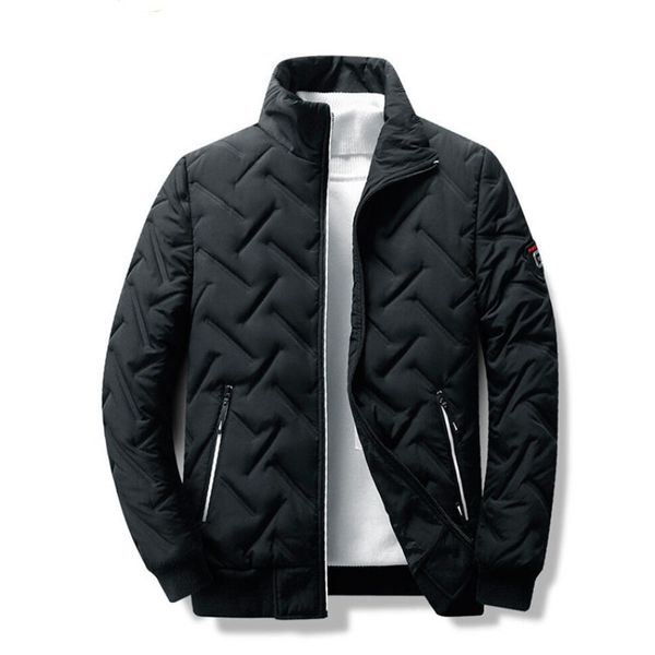 Capispalla da uomo Autunno e Inverno Nuova giacca in cotone Versione coreana Giacca alla moda in cotone leggero con colletto corto