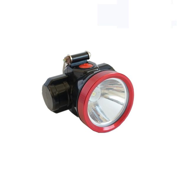 Lampada da minatore con cappuccio di sicurezza ricaricabile a LED Lampada frontale a prova di esplosione a luce forte per esterni notturni