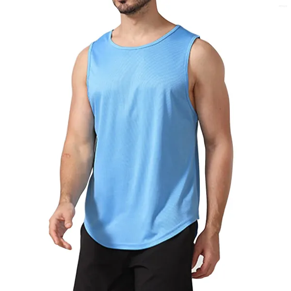 Мужские майки для тренировок, мужские футболки с длинными рукавами, высокая компрессионная рубашка, весенне-летняя однотонная рубашка без рукавов