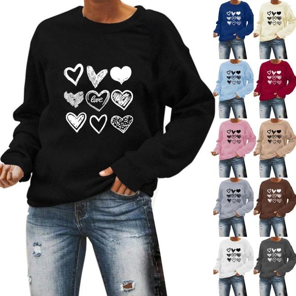 Kadın Hoodies Düz Renk Mürettebatı Boyun Gevşek Uzun Kollu Uzaylı Kıyafet Kadın Kolej Bayan Sweaters Zip Sweater