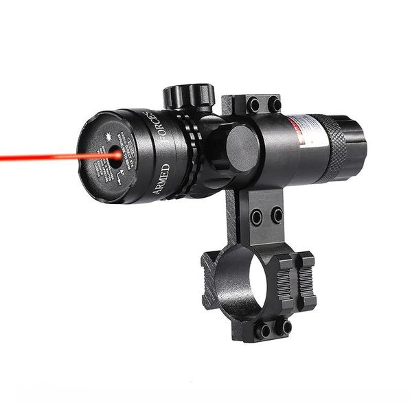 Ponteiros ponto vermelho mira laser acessórios de pistola com mira laser de metal pendurado ponteiro laser ajustável slot universal caça