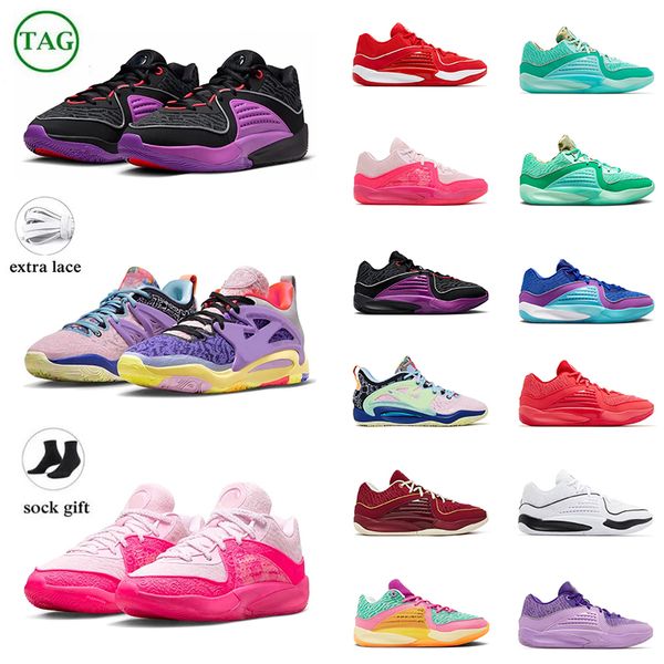 Kevin Durant KD 16 15 Basketballschuhe Tante Pearl Wanda NRG NY Vs NY Weiß Schwarz University Red Ember Glow What The Ready Play Designer Sneakers Trainer Größe 36-46