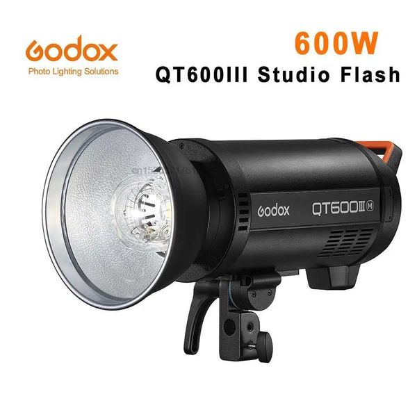 Sacos Godox Qt600iii Qt600 Iii Studio Flash LED Fotografia Luz 600w Sincronização de alta velocidade Construída em 2.4g Sistema sem fio Lâmpada de luz do dia