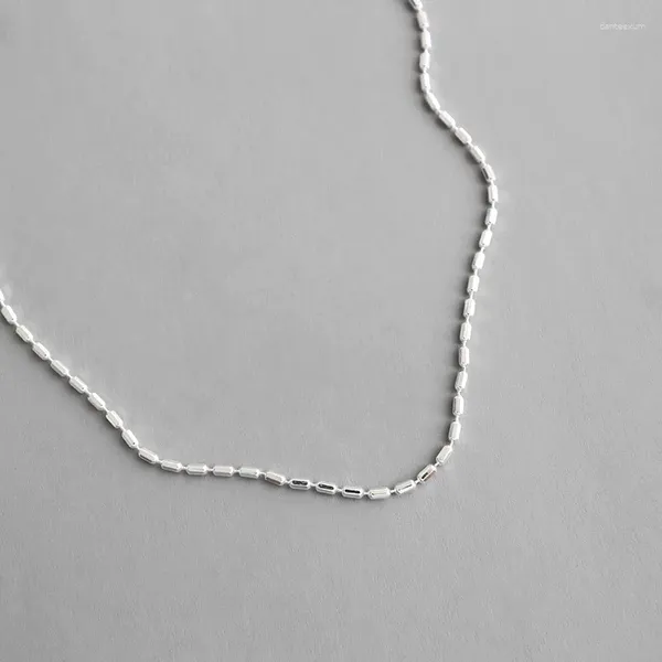 Shanice S925 STERLING Gümüş Kişiselleştirilmiş Moda Tasarımı El Yapımı Minimalist Araba Çiçek Varil Kolye Chocker Party Punk